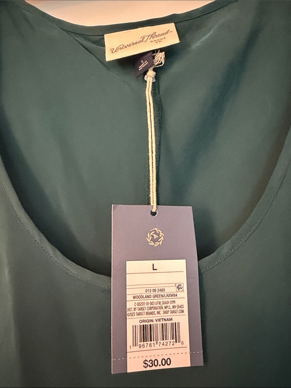 Universal Thread Sleeveless Teal Midi Dress - Picture 2 of 6